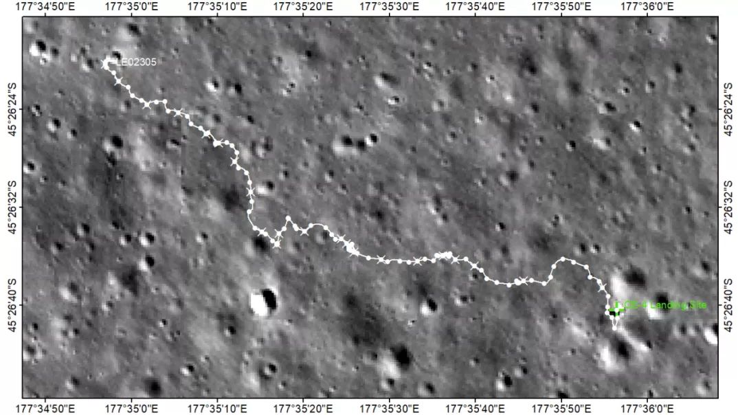 The path of the Chang'e-4 probe..jpeg